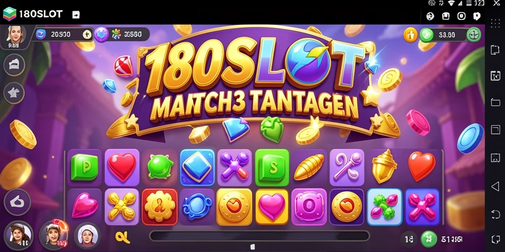 Screenshot gameplay menunjukkan suasana seru dalam 180SLOT.