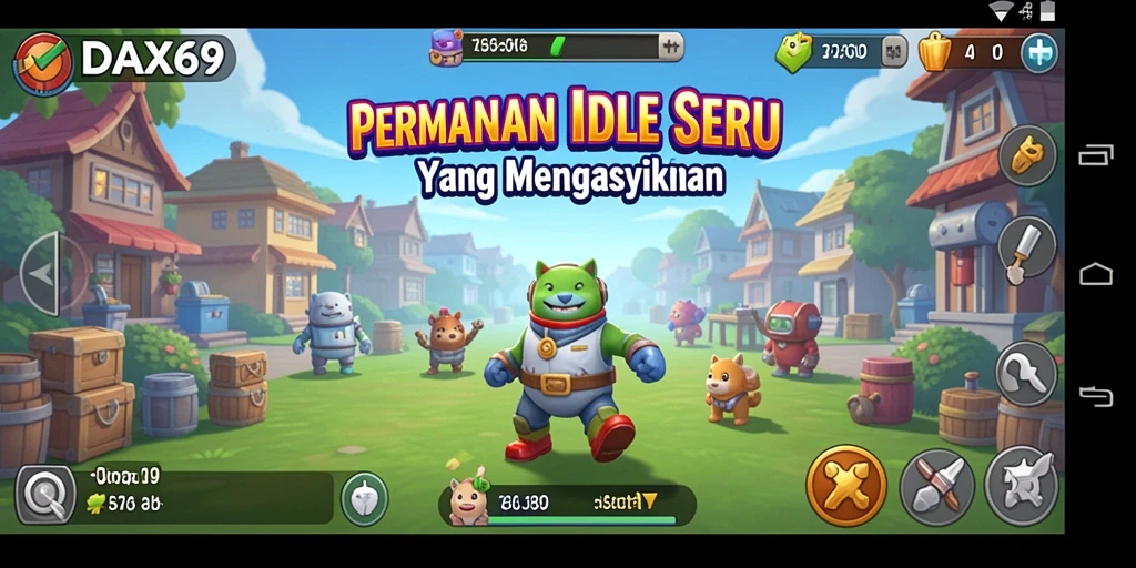 Tampilan gameplay DAX69 yang menarik dan interaktif.