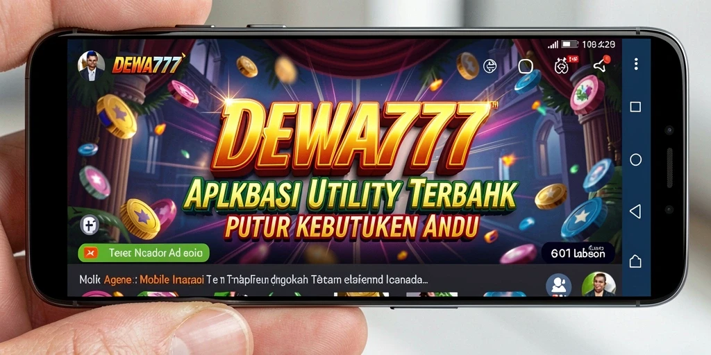 Tampilan antarmuka DEWA777 yang intuitif dan responsif.