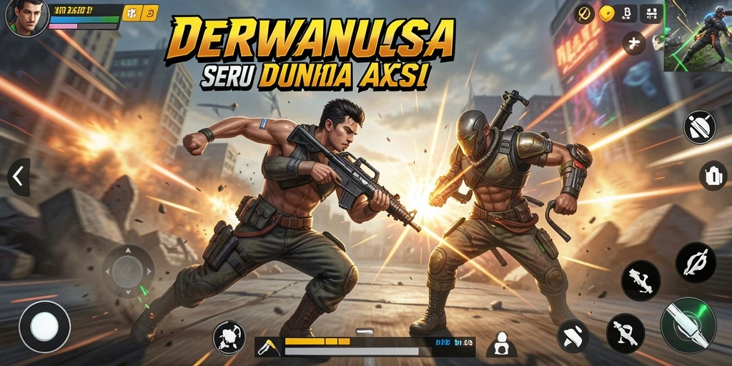 Gameplay DEWANUSA yang penuh aksi dan seru.