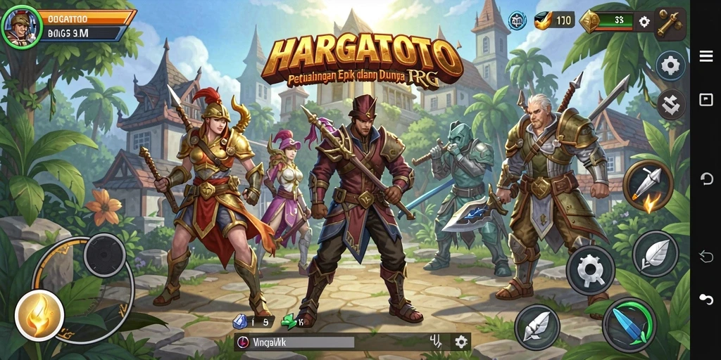 Tangkapan layar gameplay HARGATOTO menampilkan aksi mendebarkan dan visual yang memukau.