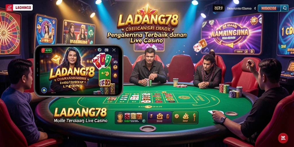 Screenshot dari gameplay Live Casino LADANG78 yang seru dan interaktif.