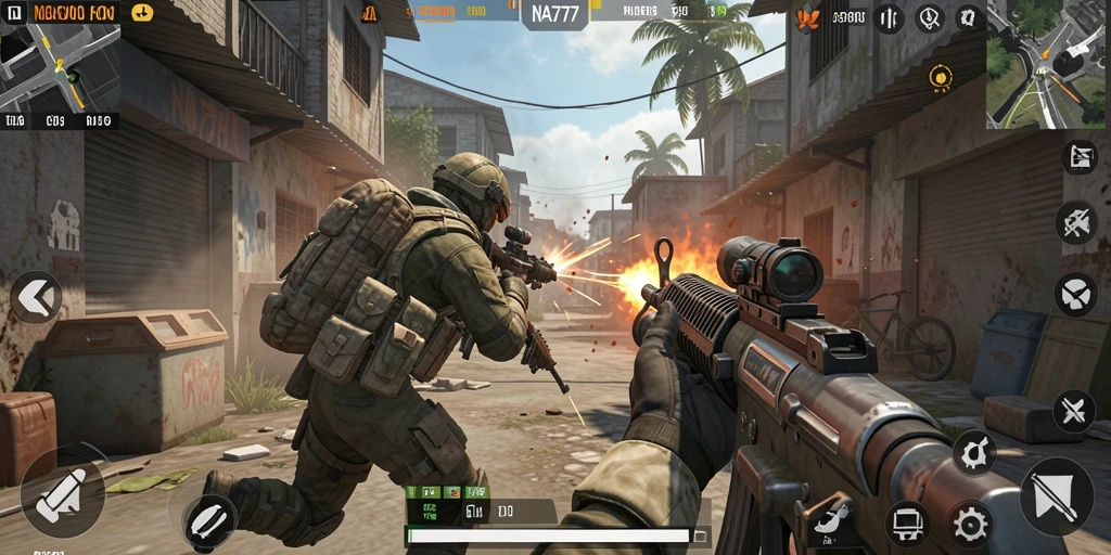 Tangkapan layar dari gameplay NA777 yang mendebarkan dan intens.