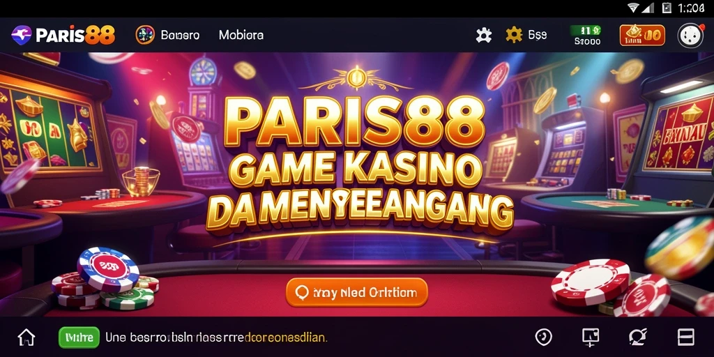Tampilan menarik dari gameplay Kasino yang menegangkan.