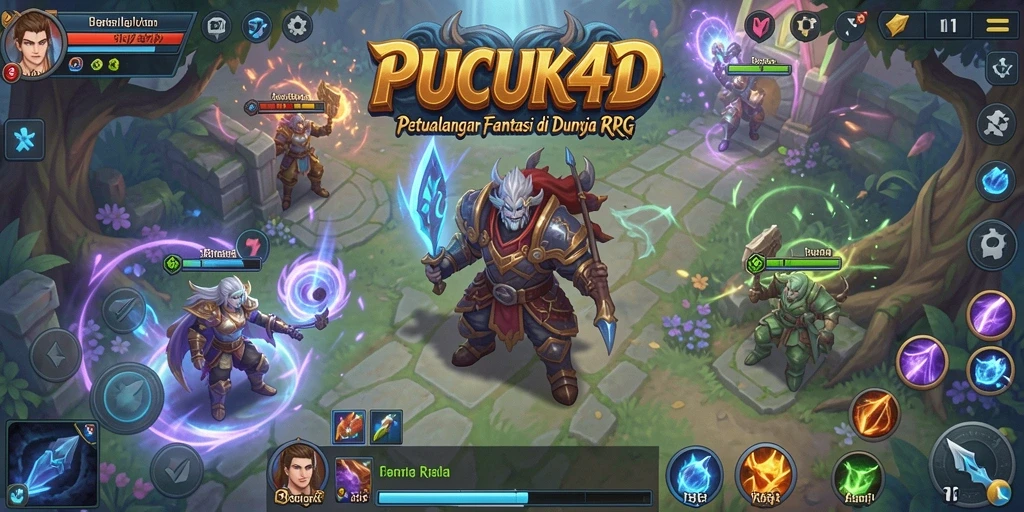 Tampilan gameplay yang menakjubkan dan penuh aksi di PUCUK4D.