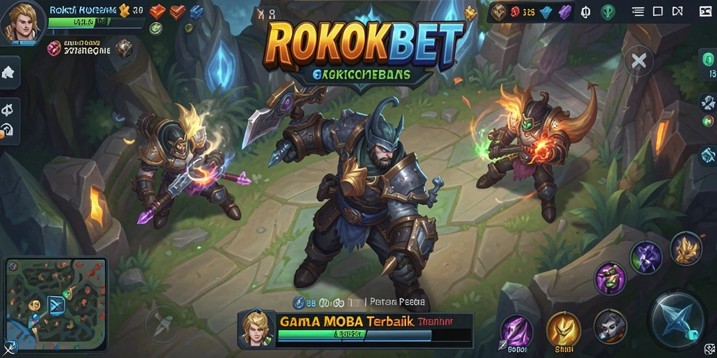 Tampilan gameplay ROKOKBET yang mendebarkan dan penuh strategi.