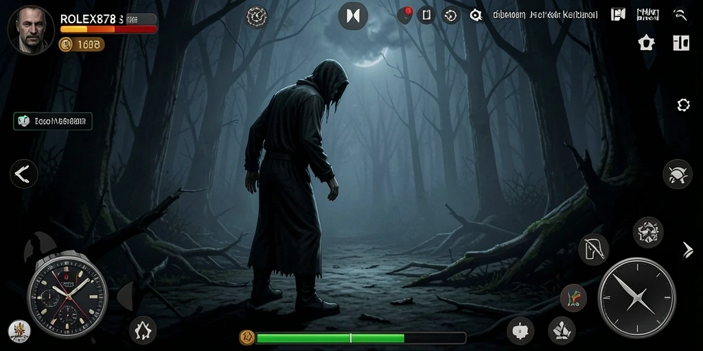 Gameplay seram dan menegangkan dalam ROLEX878.
