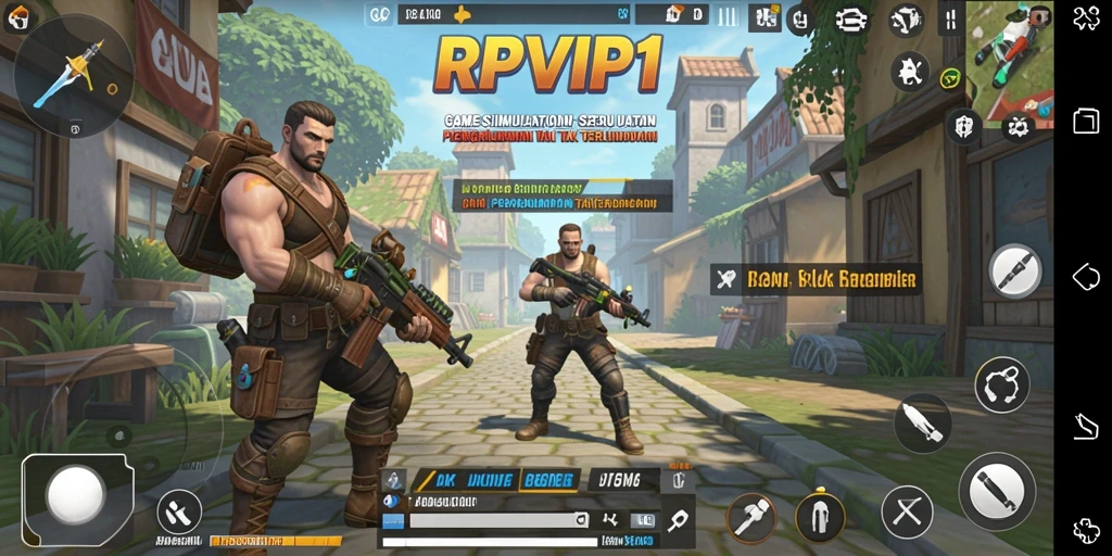 Tangkapan layar RPVIP1 menunjukkan intensitas gameplay Simulation yang mendebarkan.