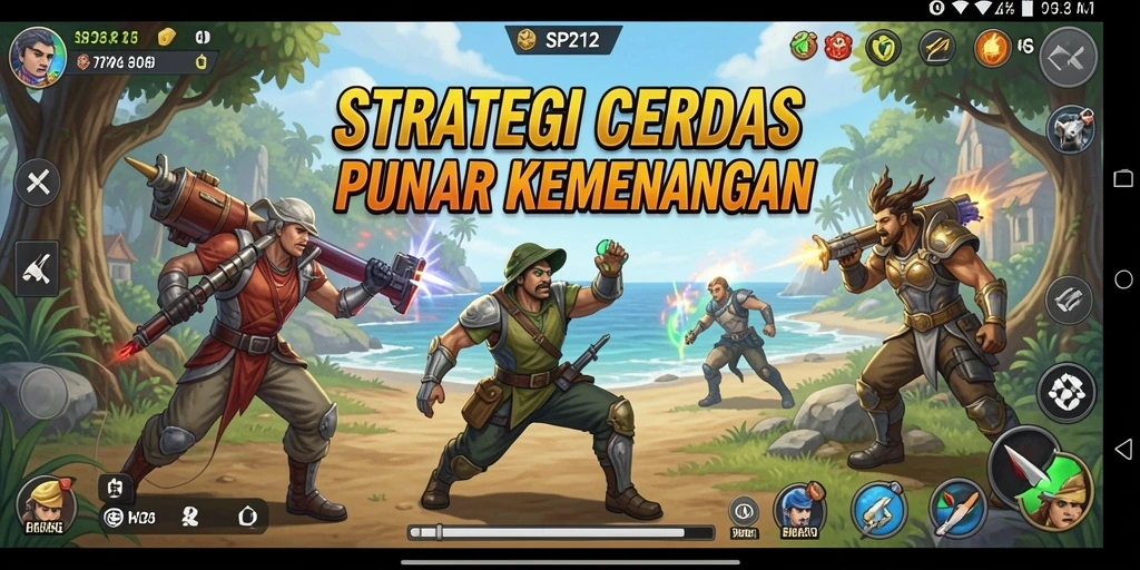 Tampilan gameplay SP212 dengan strategi yang menantang.