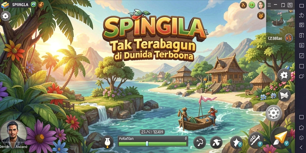 Tampilan dinamis dari gameplay SPINGILA di dunia Open World.