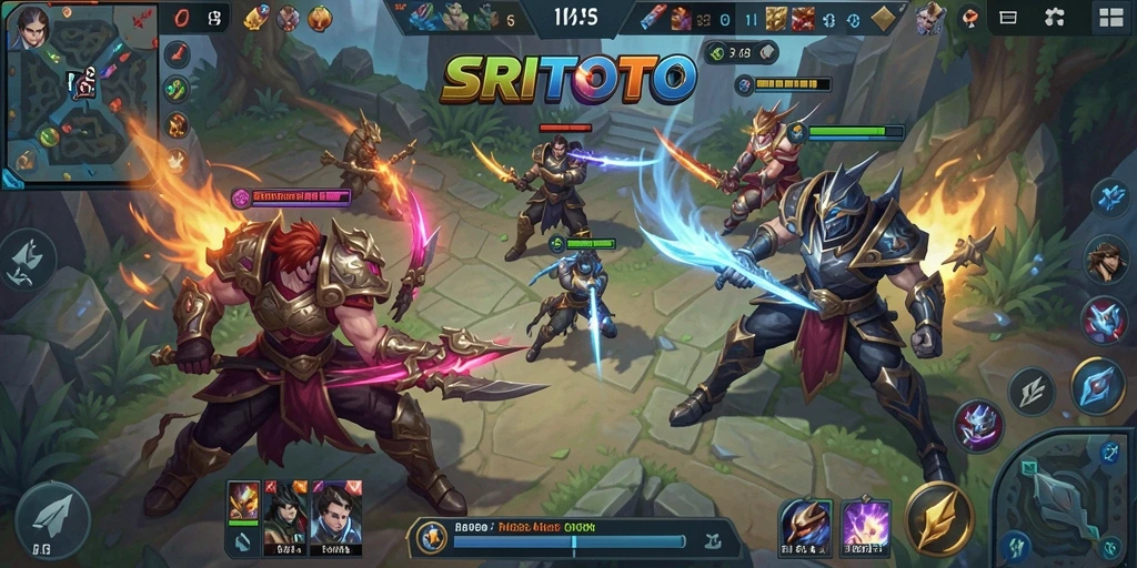 Tampilan screenshot gameplay SRITOTO yang menegangkan.