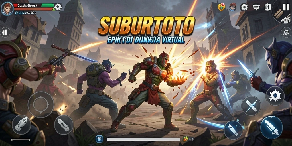 Gameplay pertarungan seru di SUBURTOTO