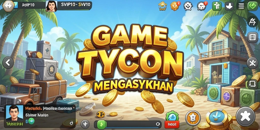Tampilan gameplay SVIP10 menampilkan dinamika bisnis yang mendebarkan.