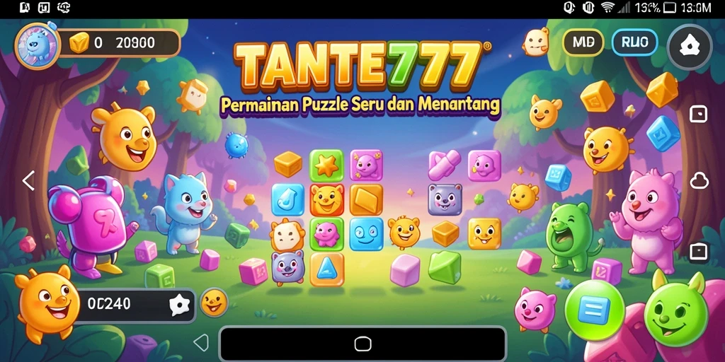Tampilan gameplay menantang di TANTE777 dengan grafis yang menarik.