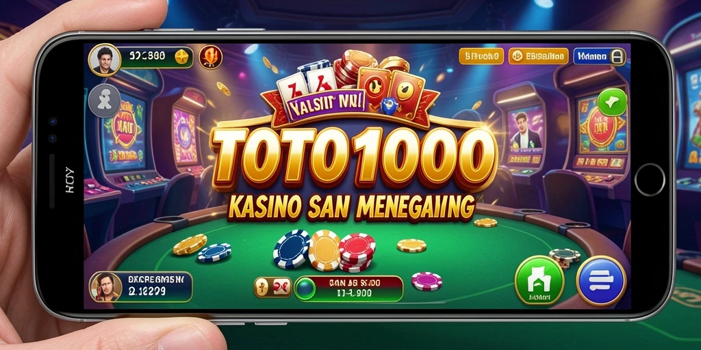 Tampilan menarik dari gameplay TOTO1000 yang menantang.
