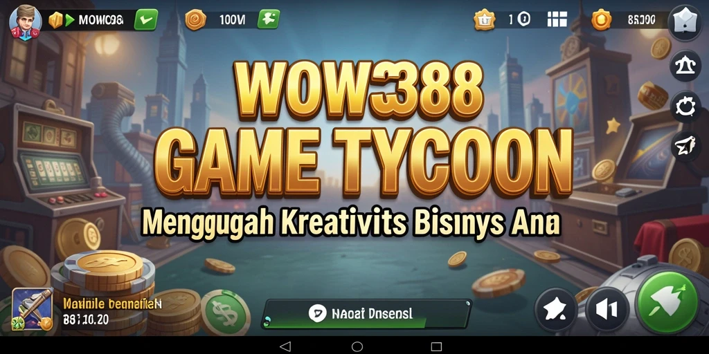 Tampilan gameplay WOW388 yang menarik dan penuh strategi Tycoon.